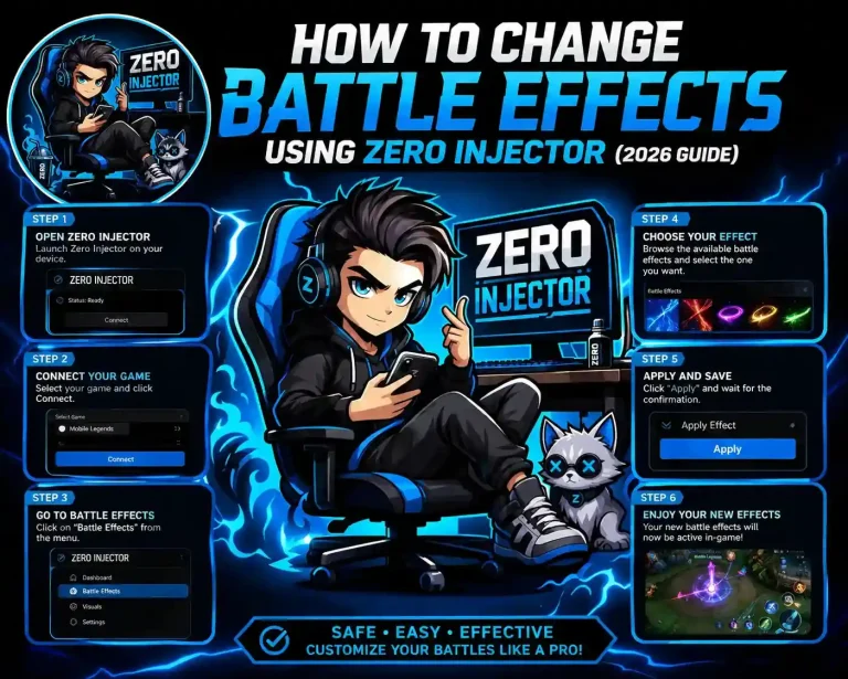 How to Change Battle Effects Using ZERO Injector (2026 Guide)